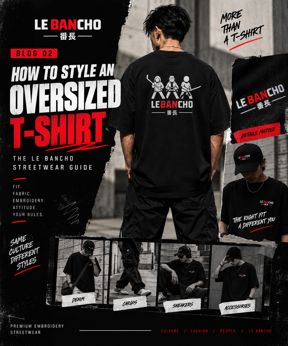 How to Style an Oversized T-Shirt: The LE BANCHO Streetwear Guide ?