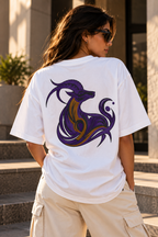 Capricorn Built Different Embroidery Oversized T-Shirt | LE BANCHO