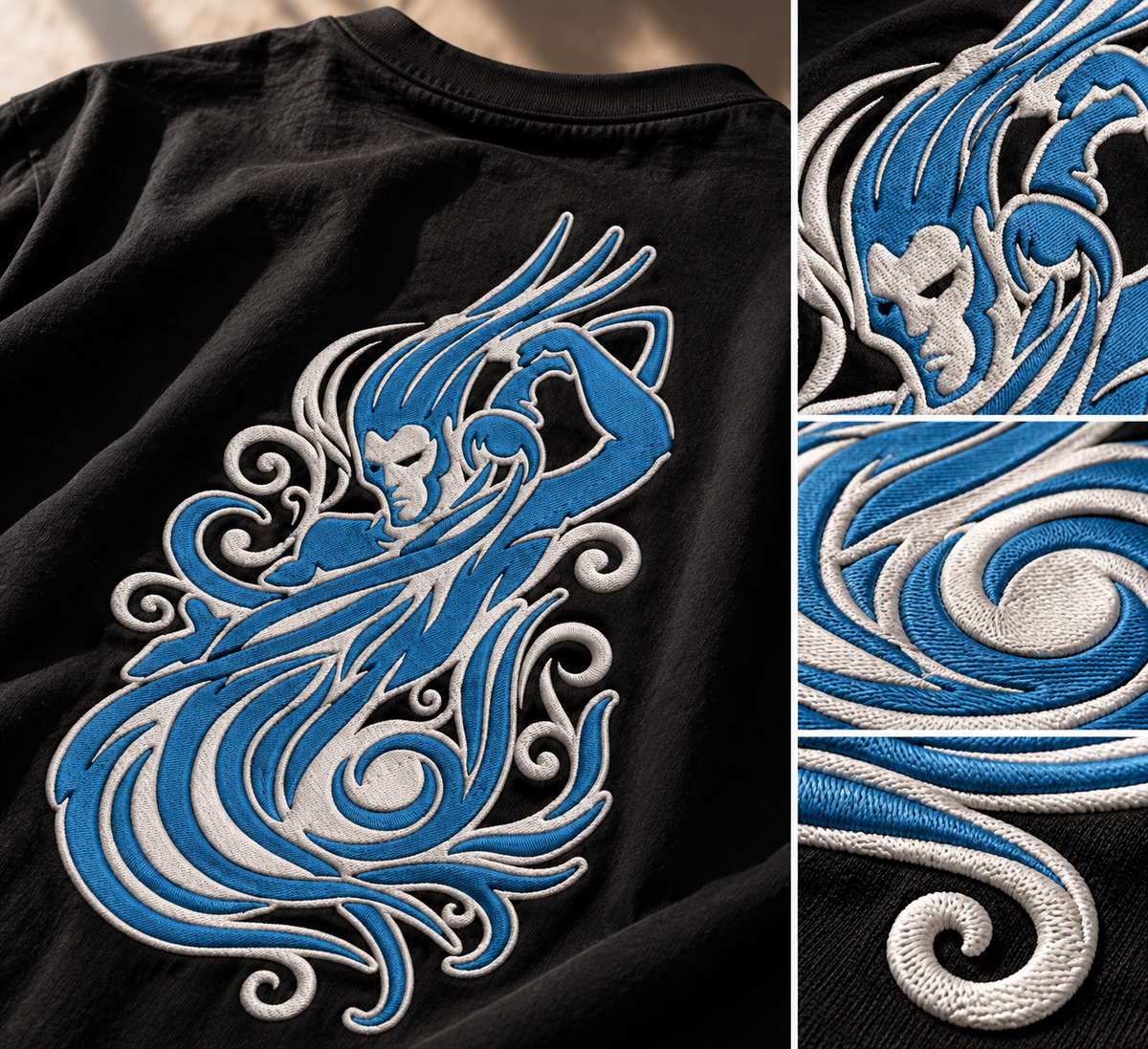 Aquarius Built Different Embroidery Oversized T-Shirt | LE BANCHO