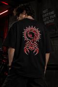 Scorpio Not Everyone Gets Your Energy Embroidery Oversized T-Shirt | LE BANCHO