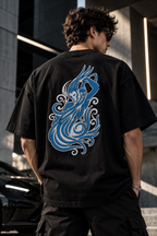 Aquarius Built Different Embroidery Oversized T-Shirt | LE BANCHO
