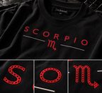 Scorpio Not Everyone Gets Your Energy Embroidery Oversized T-Shirt | LE BANCHO