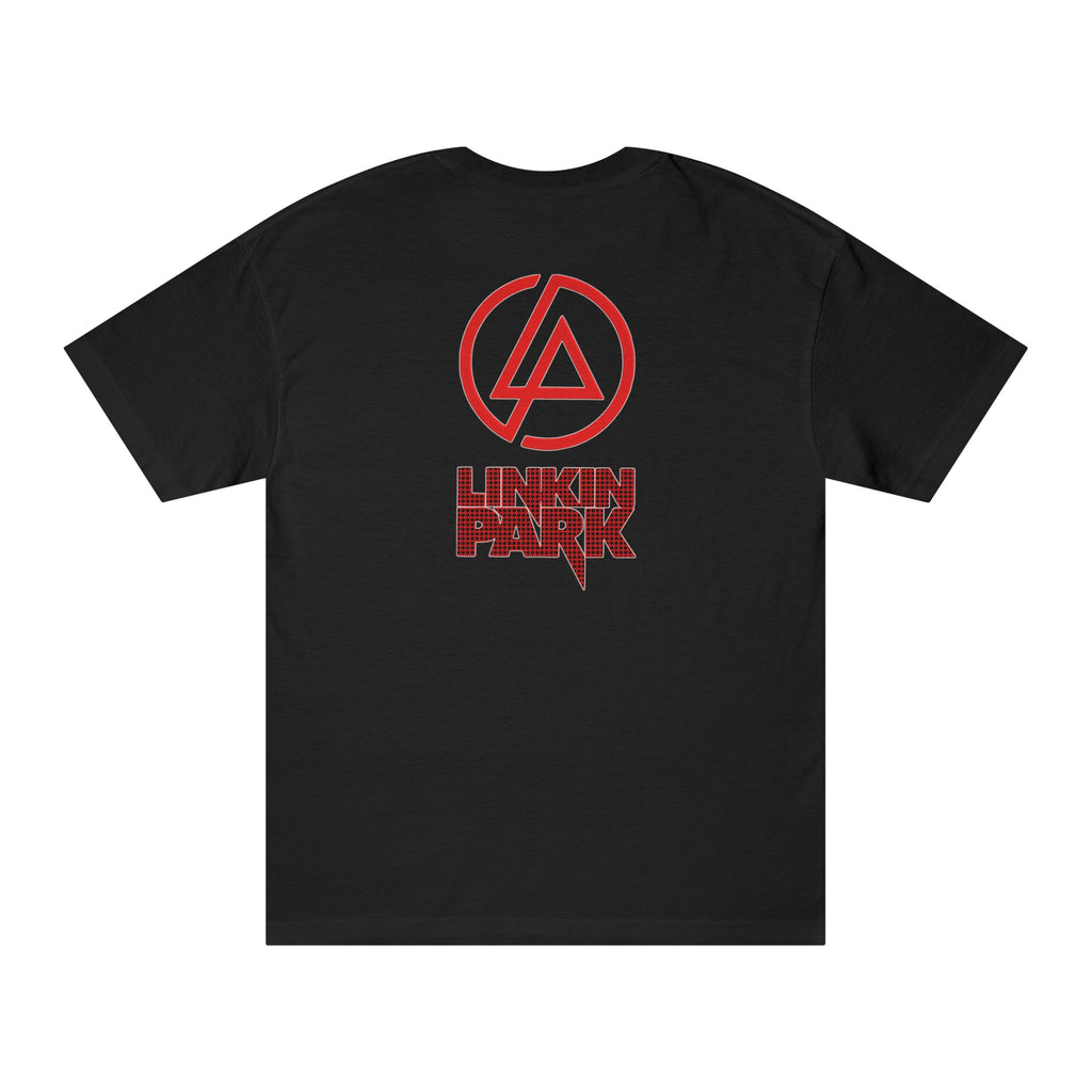 Linkin Park Inspired Premium Oversized T-Shirt for Men | 240 GSM 100% Cotton Embroidered Rock Band Tee