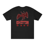 Led Zeppelin Premium Oversized Embroidered Band T-Shirt for Men | 240 GSM 100% Cotton