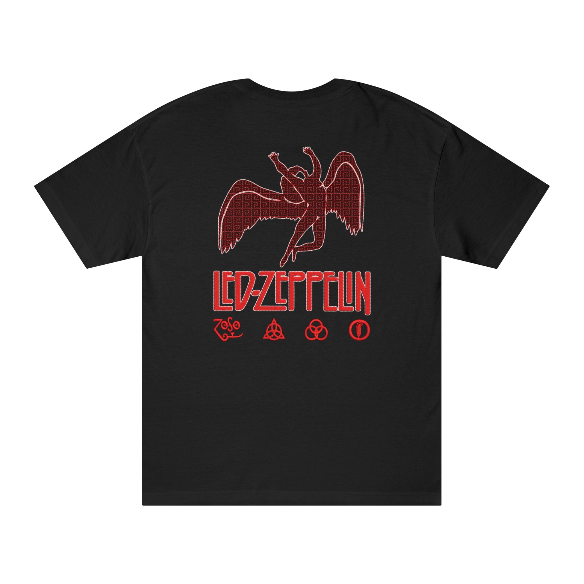 Led Zeppelin Premium Oversized Embroidered Band T-Shirt for Men | 240 GSM 100% Cotton