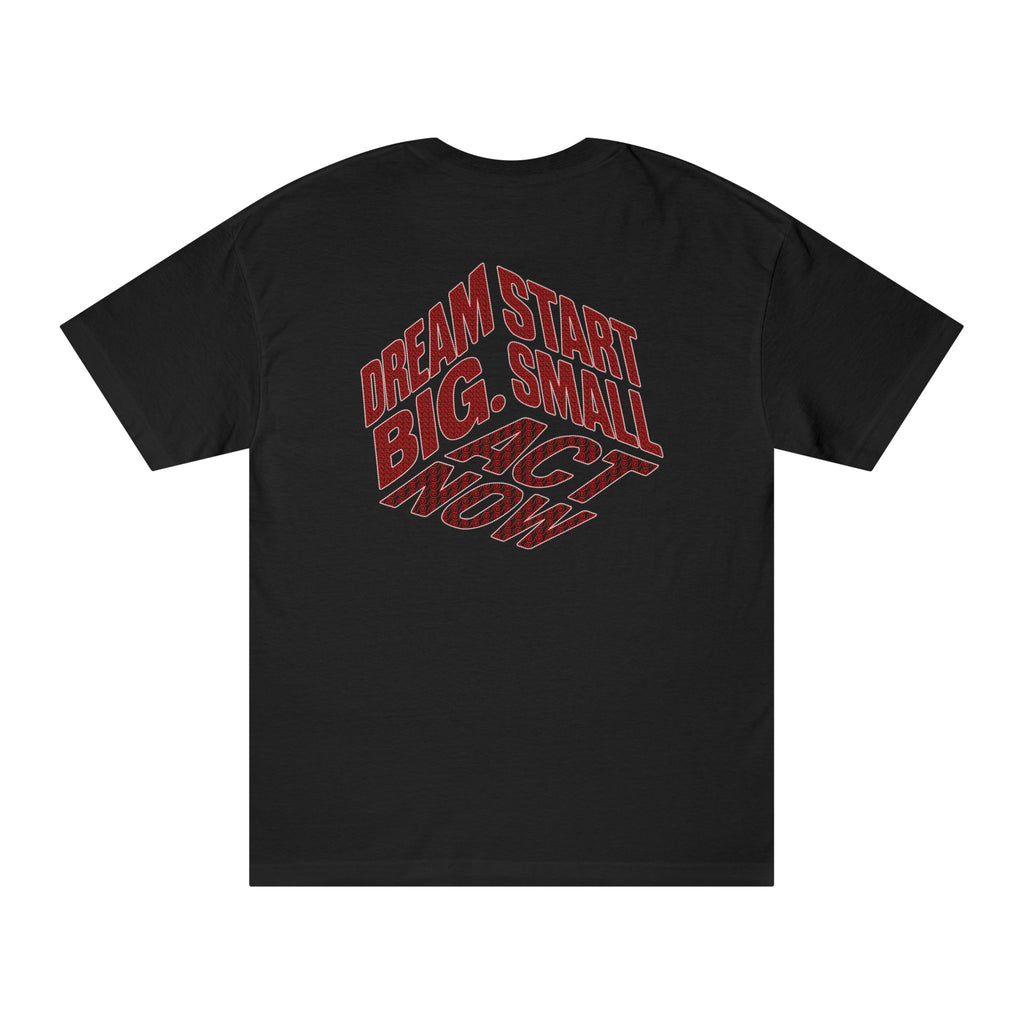 Dream Big Premium Oversized T-Shirt for Men | 240 GSM 100% Cotton Embroidered Typography Tee