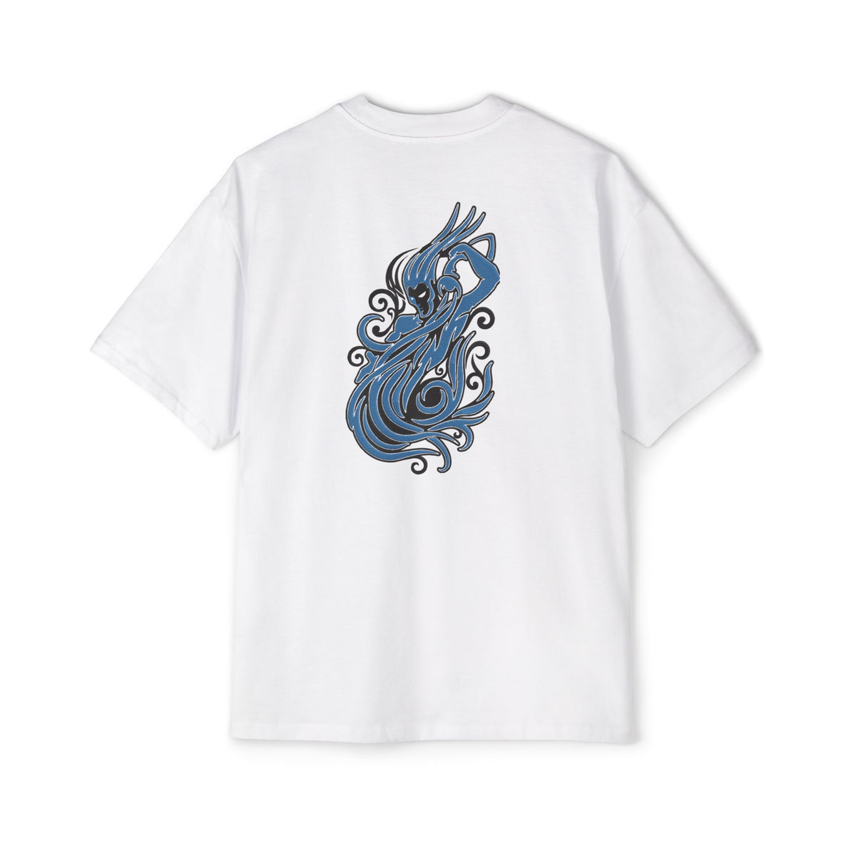 Aquarius Built Different Embroidery Oversized T-Shirt | LE BANCHO