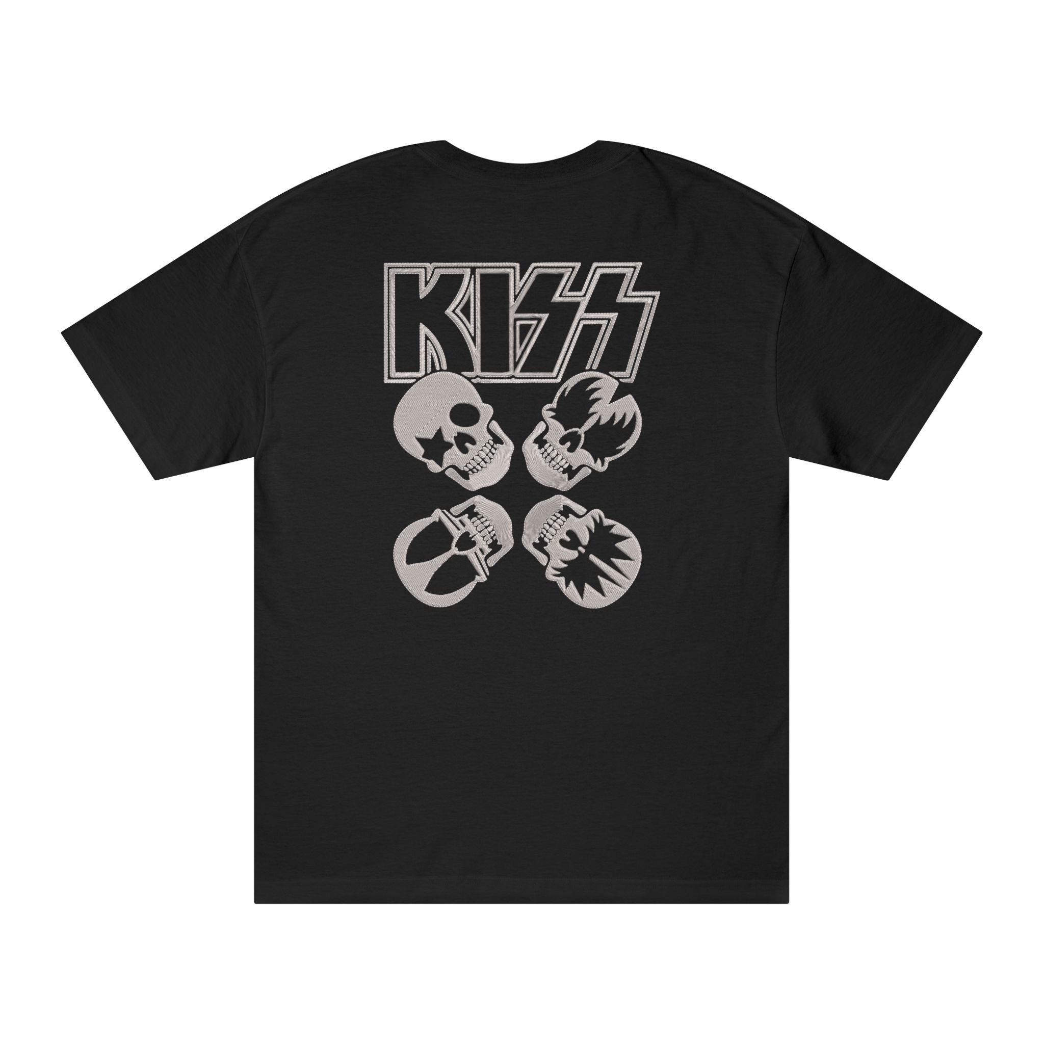 KISS Premium Oversized Embroidered Band T-Shirt for Men | 240 GSM 100% Cotton