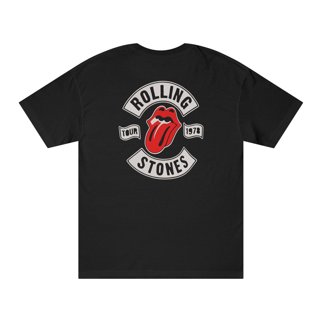 The Rolling Stones Premium Oversized Embroidered Band T-Shirt for Men | 240 GSM 100% Cotton