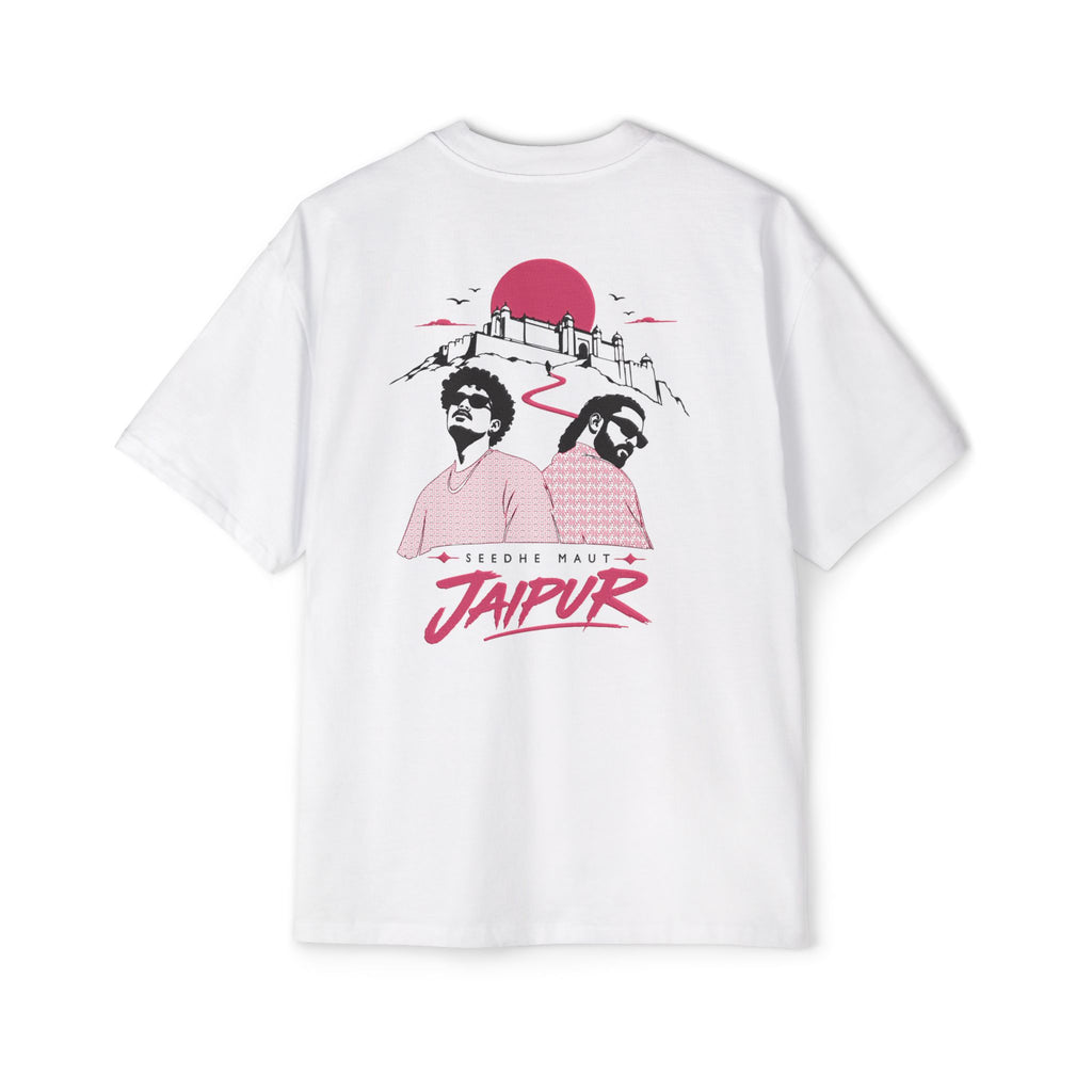 Seedhe Maut Jaipur Concert Edition Embroidery Oversized T-Shirt for Women | LE BANCHO
