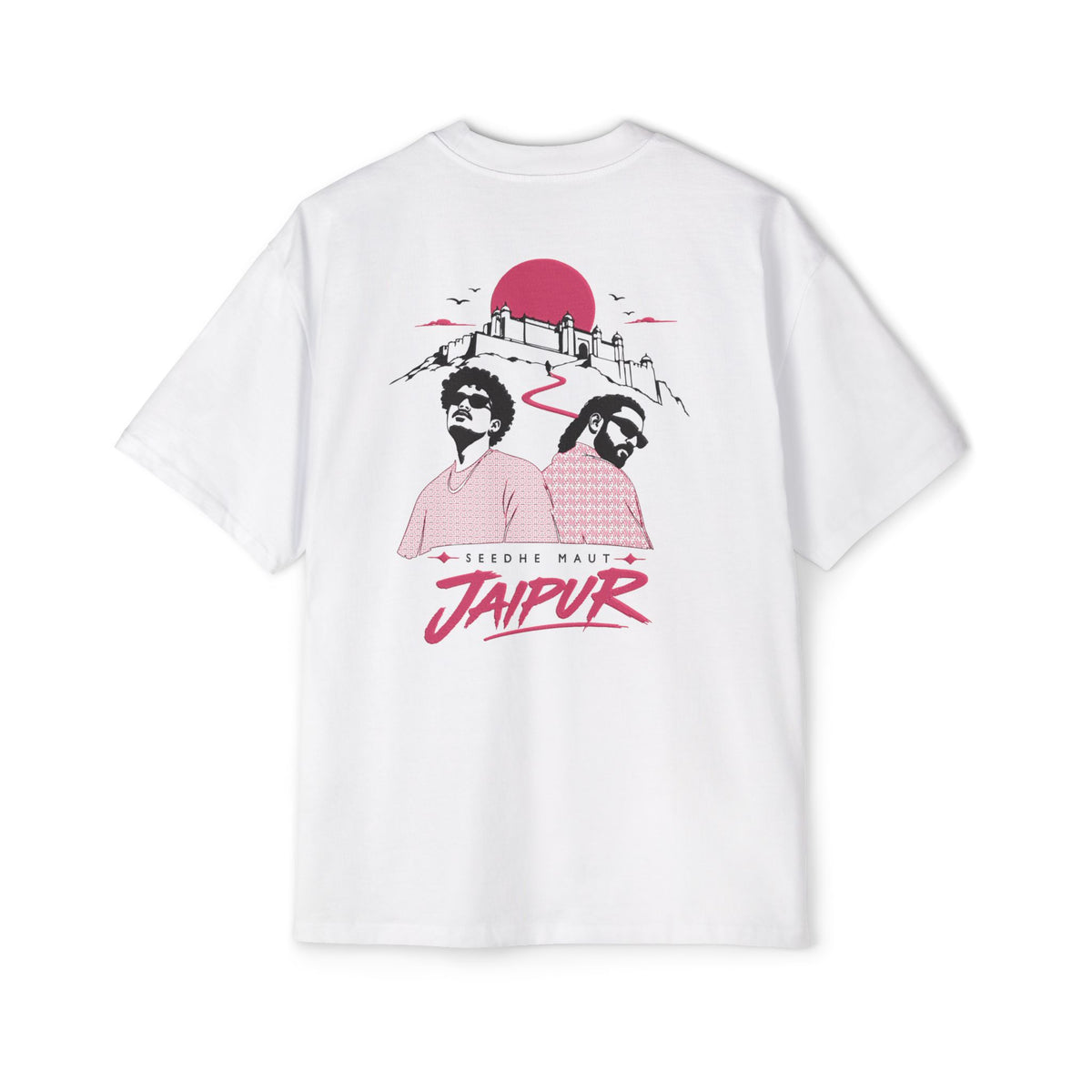 Seedhe Maut Jaipur Concert Edition Embroidery Oversized T-Shirt for Women | LE BANCHO