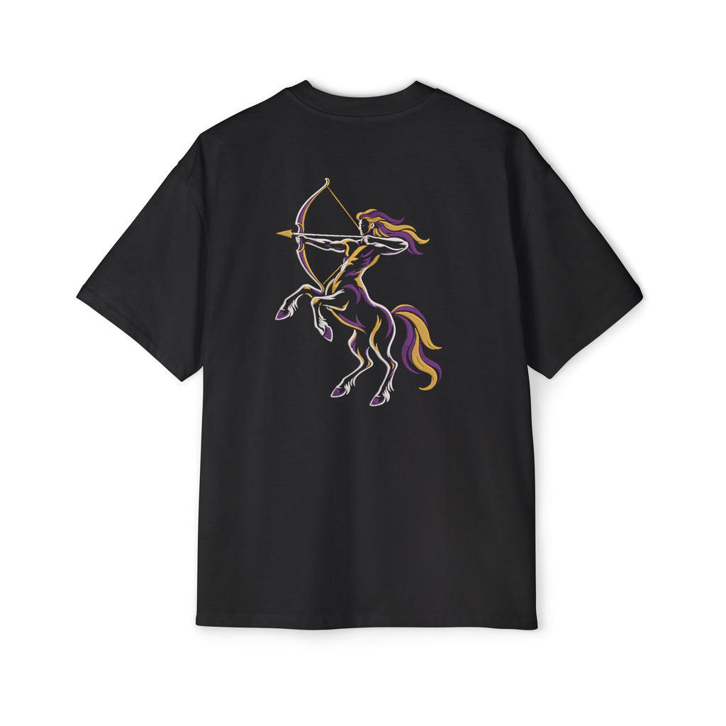 Sagittarius Born to Roam Embroidery Oversized T-Shirt | LE BANCHO