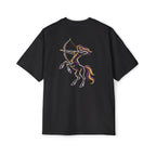 Sagittarius Born to Roam Embroidery Oversized T-Shirt | LE BANCHO