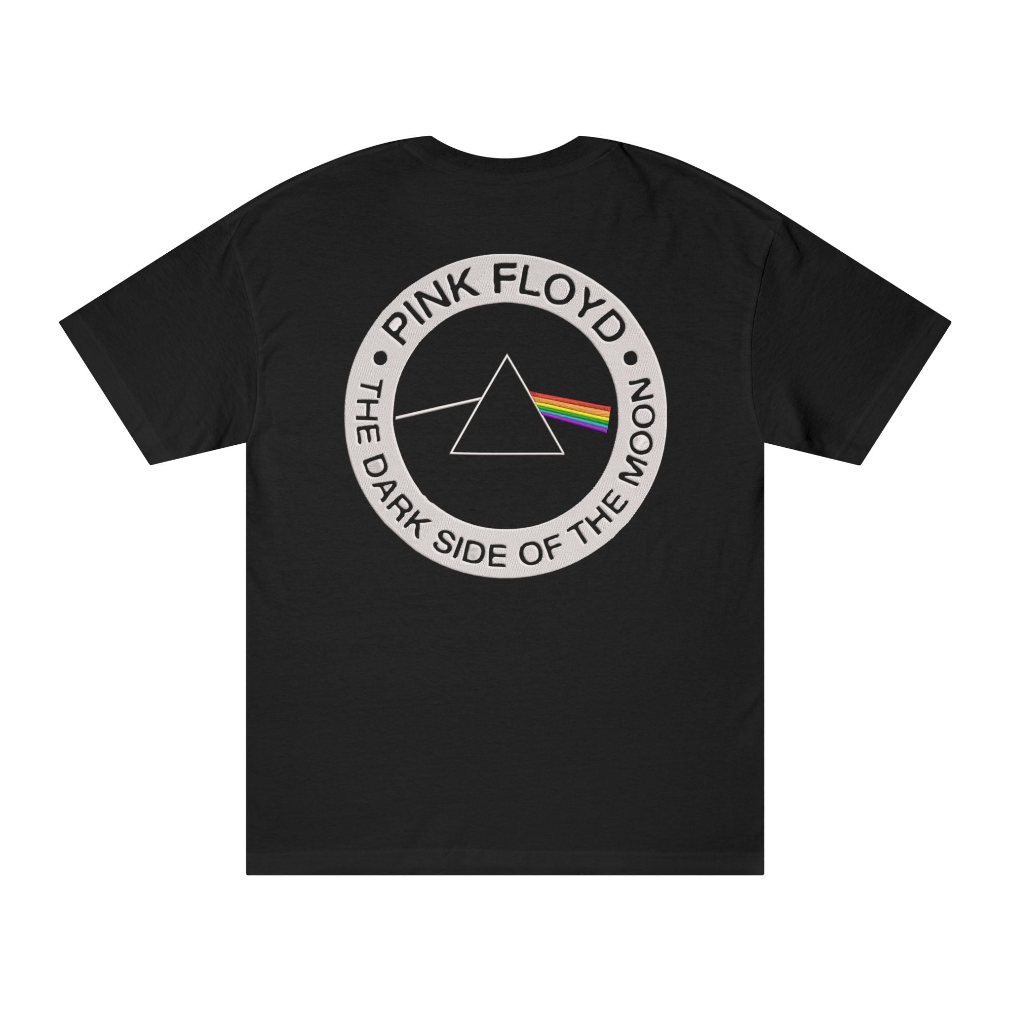Pink Floyd Premium Oversized Embroidered Band T-Shirt for Men | 240 GSM 100% Cotton