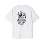 Libra Balanced Energy Unbalanced Style Embroidery Oversized T-Shirt | LE BANCHO