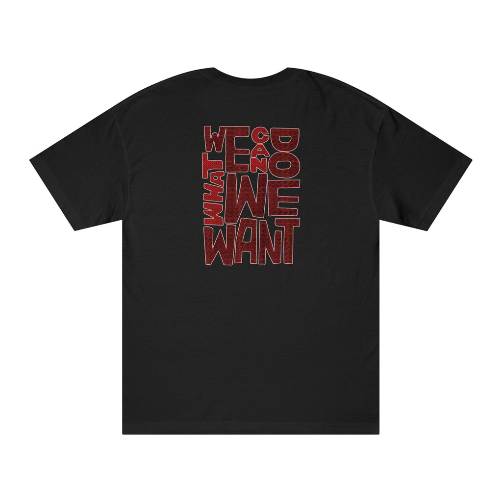 We Can Do Premium Oversized T-Shirt for Men | 240 GSM 100% Cotton Embroidered Typography Tee