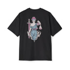 Libra Balanced Energy Unbalanced Style Embroidery Oversized T-Shirt | LE BANCHO