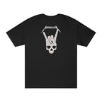Metallica Premium Oversized Embroidered Band T-Shirt for Men | 240 GSM 100% Cotton