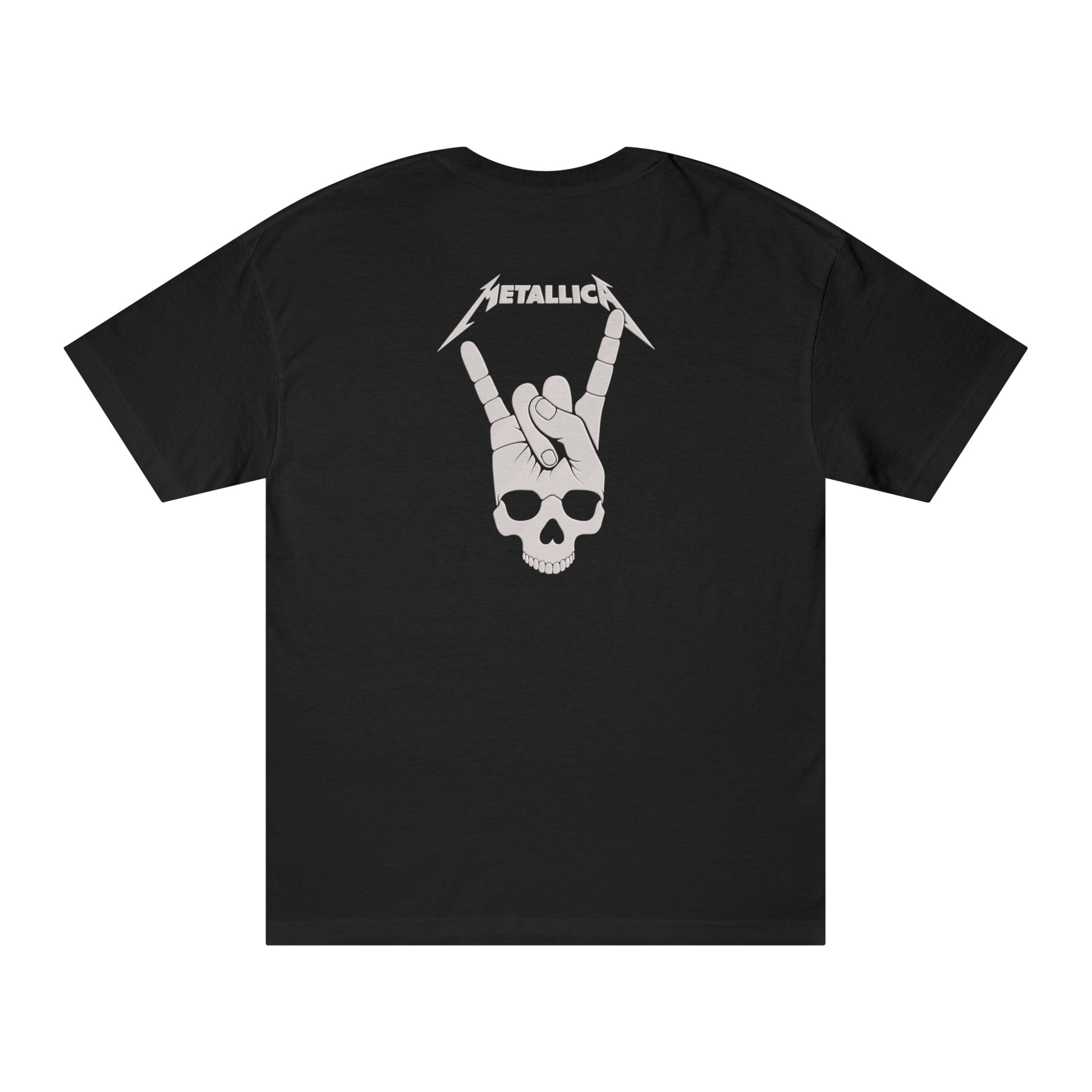 Metallica Premium Oversized Embroidered Band T-Shirt for Men | 240 GSM 100% Cotton