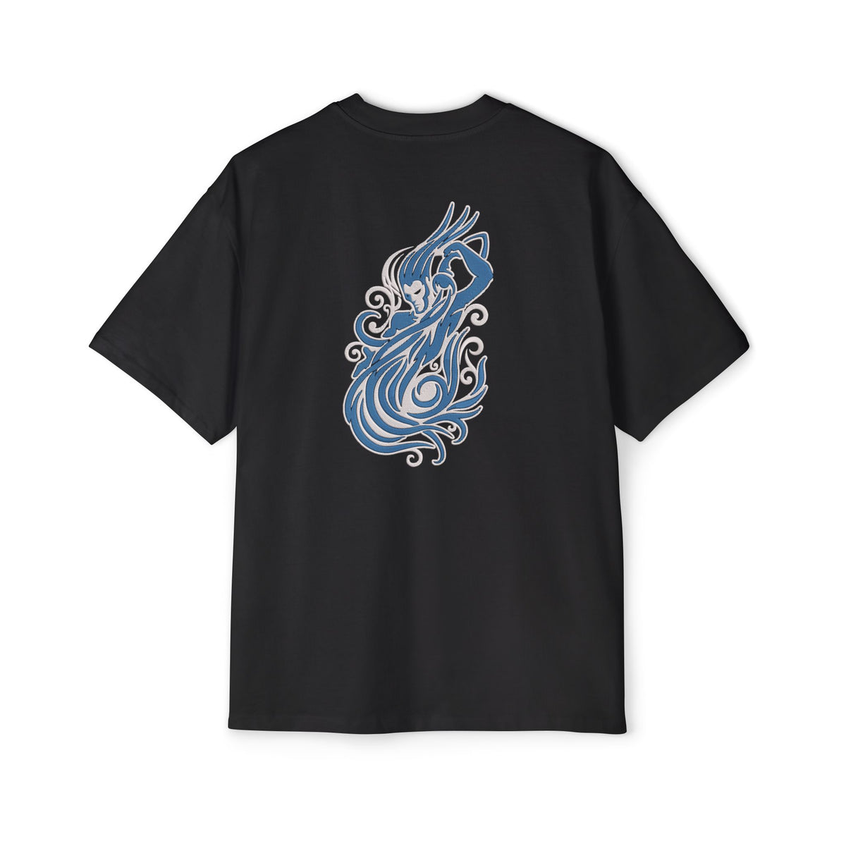 Aquarius Built Different Embroidery Oversized T-Shirt | LE BANCHO