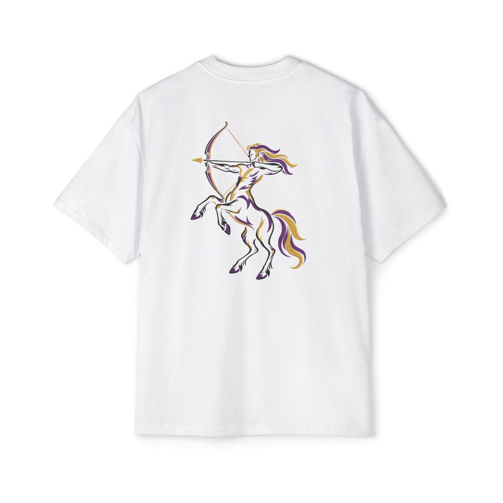 Sagittarius Born to Roam Embroidery Oversized T-Shirt | LE BANCHO
