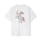 Sagittarius Born to Roam Embroidery Oversized T-Shirt | LE BANCHO