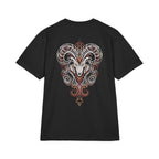 Aries Born to Lead Made to Stand Out Embroidery Oversized T-Shirt