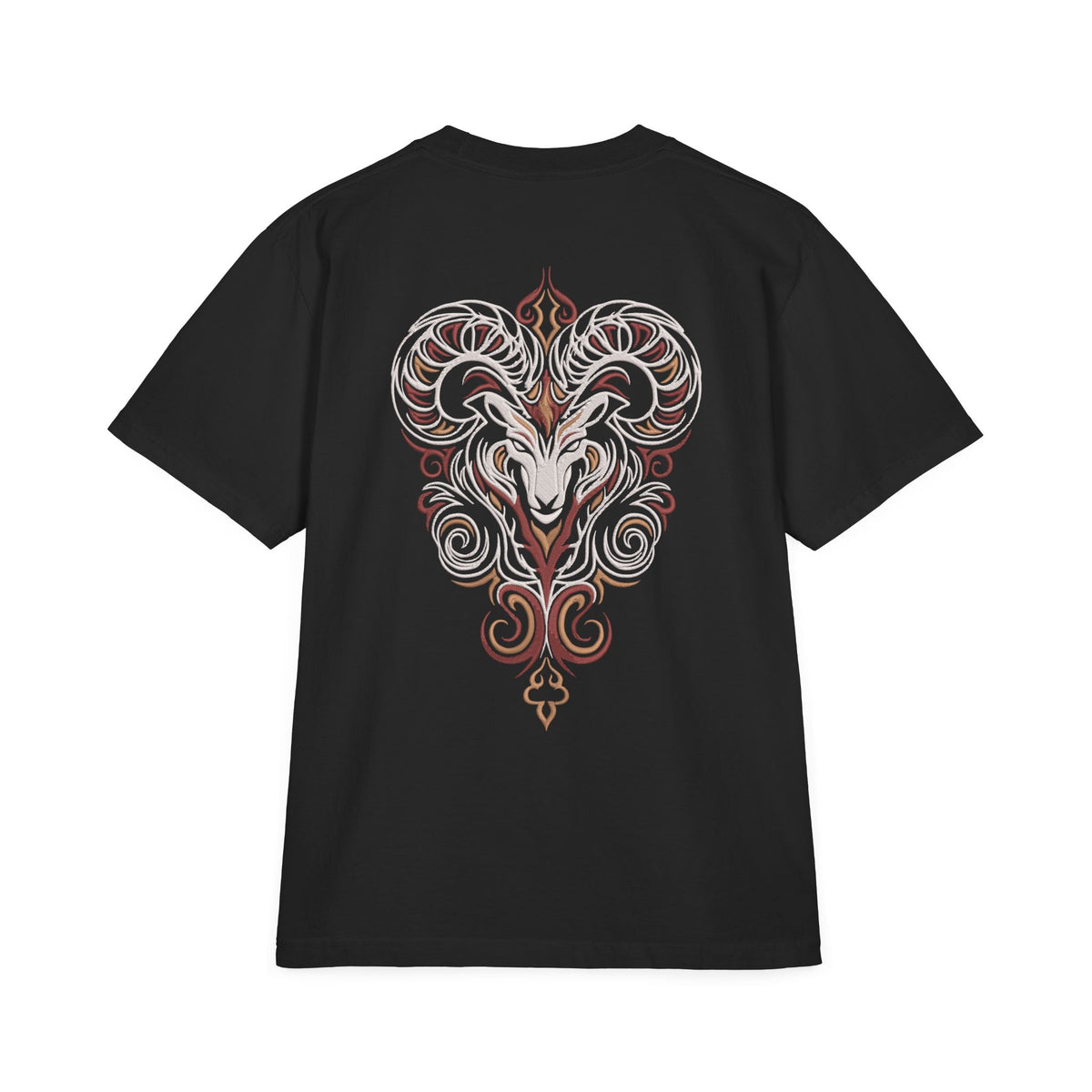Aries Born to Lead Made to Stand Out Embroidery Oversized T-Shirt