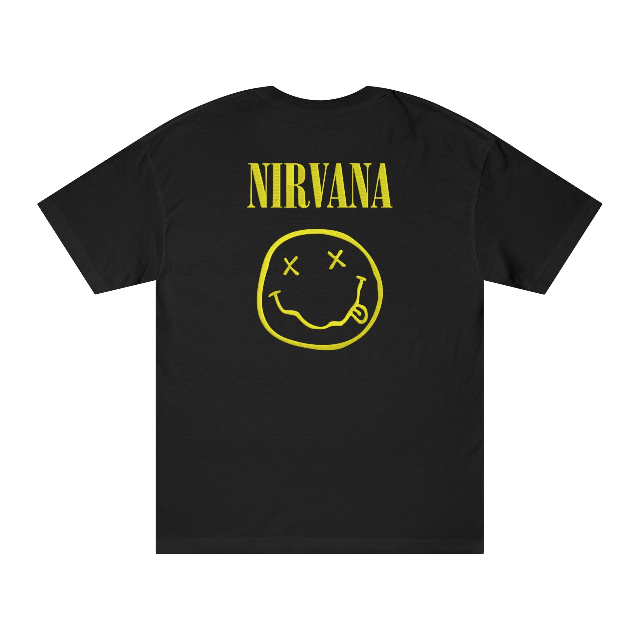 Nirvana Premium Oversized Embroidered Band T-Shirt for Men | 240 GSM 100% Cotton