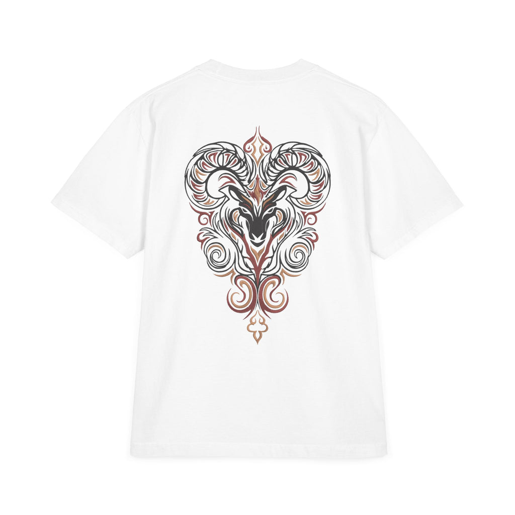 Aries Born to Lead Made to Stand Out Embroidery Oversized T-Shirt