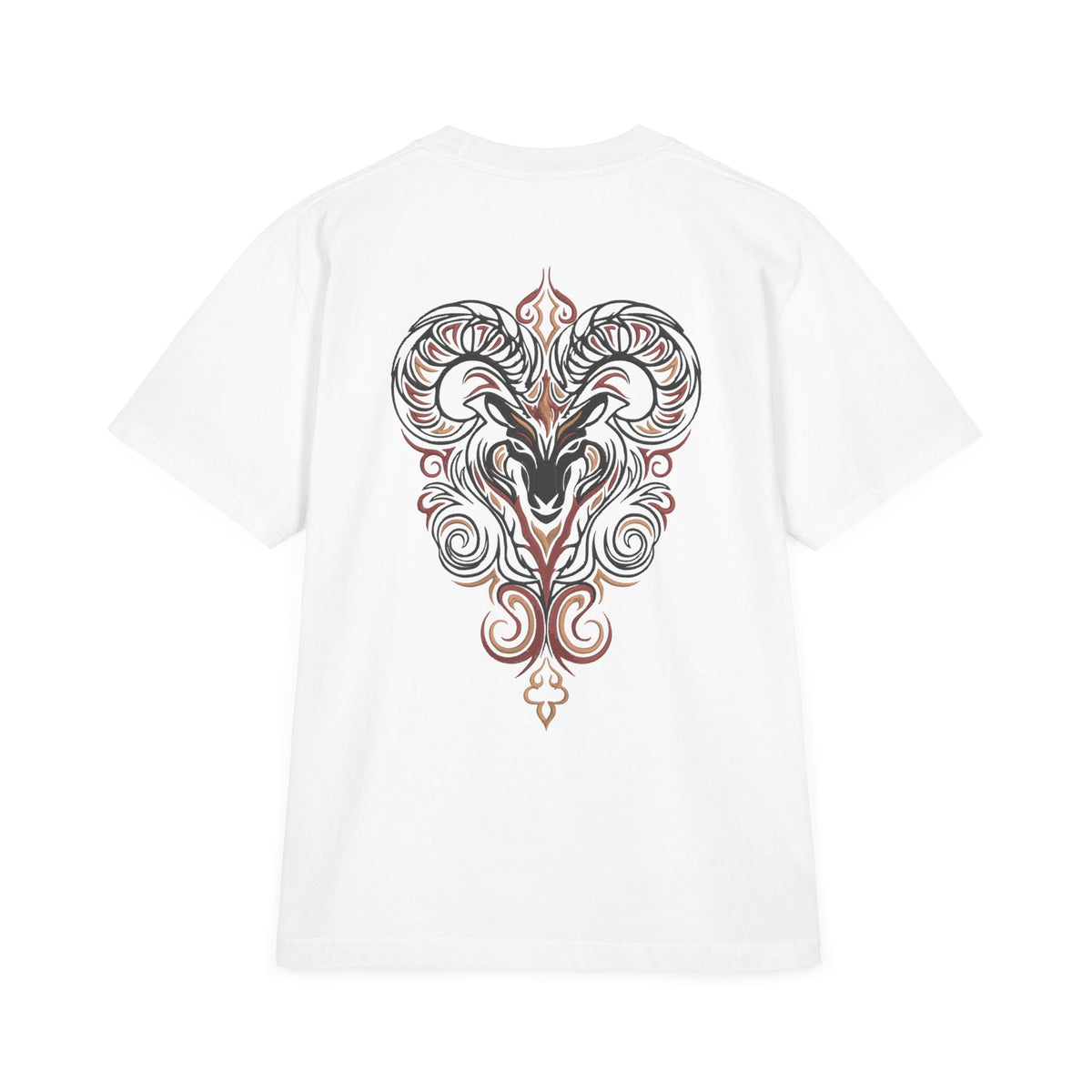 Aries Born to Lead Made to Stand Out Embroidery Oversized T-Shirt