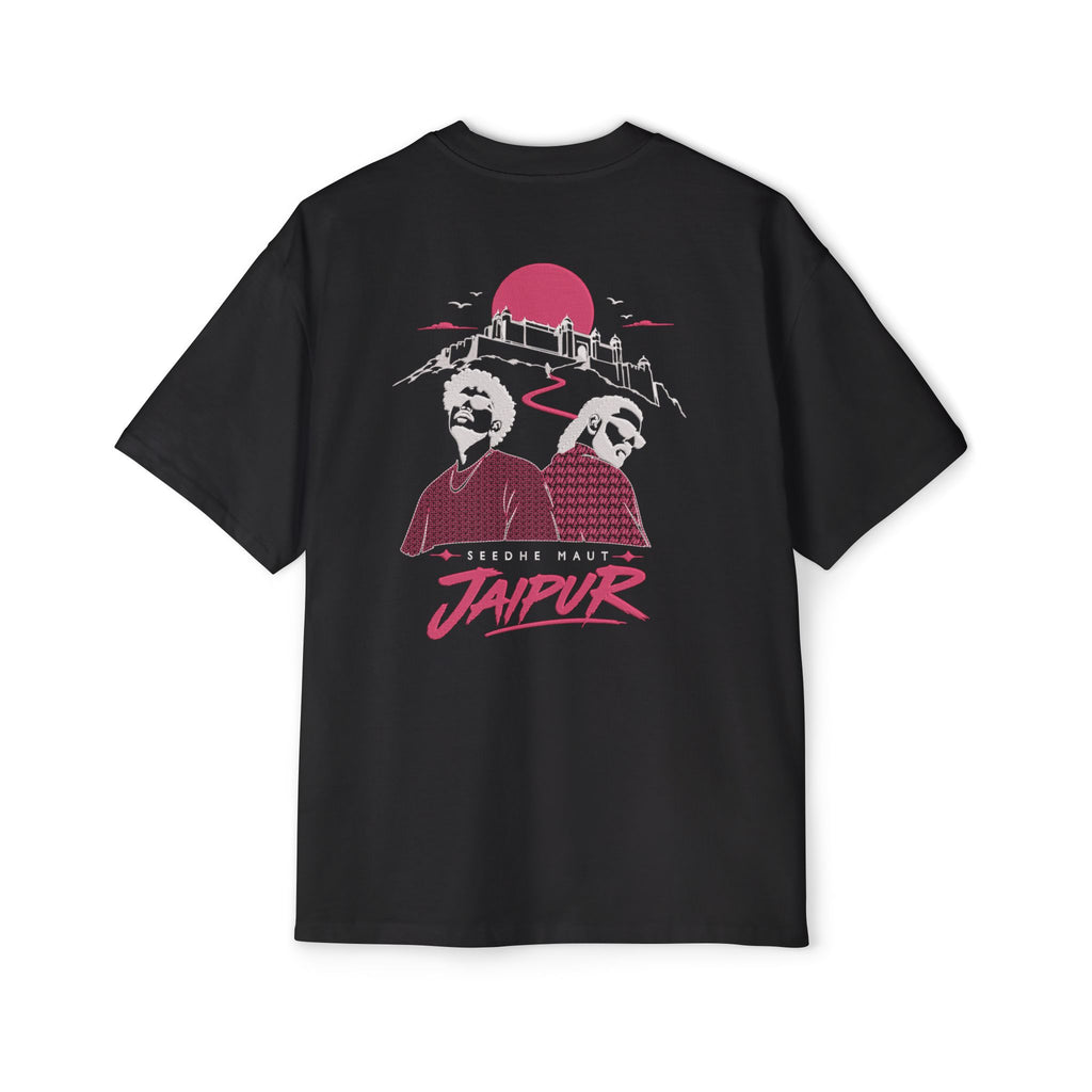 Seedhe Maut Jaipur Concert Edition Embroidery Oversized T-Shirt for Women | LE BANCHO