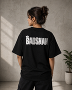 Badshah Premium Oversized Embroidered Artist T-Shirt for Women | 240 GSM 100% Cotton