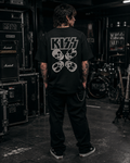 KISS Premium Oversized Embroidered Band T-Shirt for Men | 240 GSM 100% Cotton
