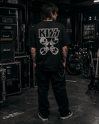 KISS Premium Oversized Embroidered Band T-Shirt for Men | 240 GSM 100% Cotton