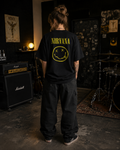 Nirvana Premium Oversized Embroidered Band T-Shirt for Women | 240 GSM 100% Cotton