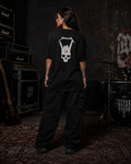 Metallica Premium Oversized Embroidered Band T-Shirt for Women | 240 GSM 100% Cotton