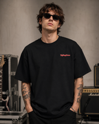 The Rolling Stones Premium Oversized Embroidered Band T-Shirt for Men | 240 GSM 100% Cotton