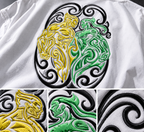 Gemini Two Sides One Iconic fit Embroidery Oversized T-Shirt