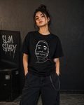 Eminem Tribute Premium Oversized T-Shirt for Women | 240 GSM 100% Cotton