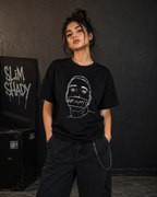 Eminem Tribute Premium Oversized T-Shirt for Women | 240 GSM 100% Cotton