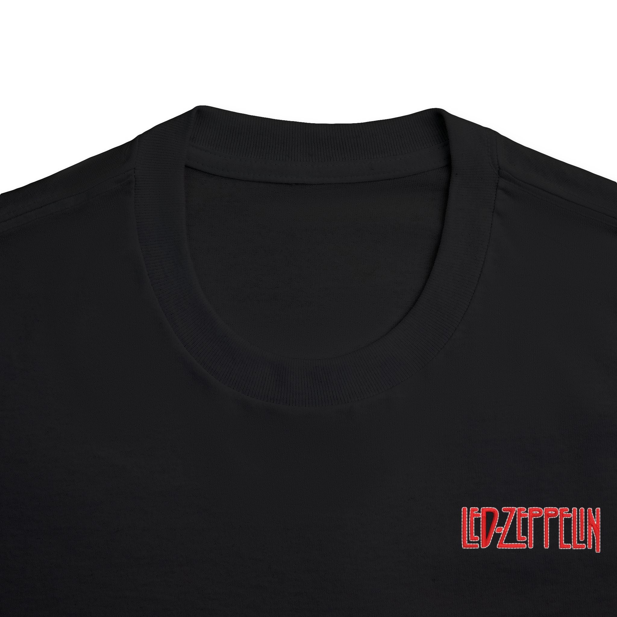 Led Zeppelin Premium Oversized Embroidered Band T-Shirt for Men | 240 GSM 100% Cotton