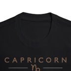 Capricorn Built Different Embroidery Oversized T-Shirt | LE BANCHO