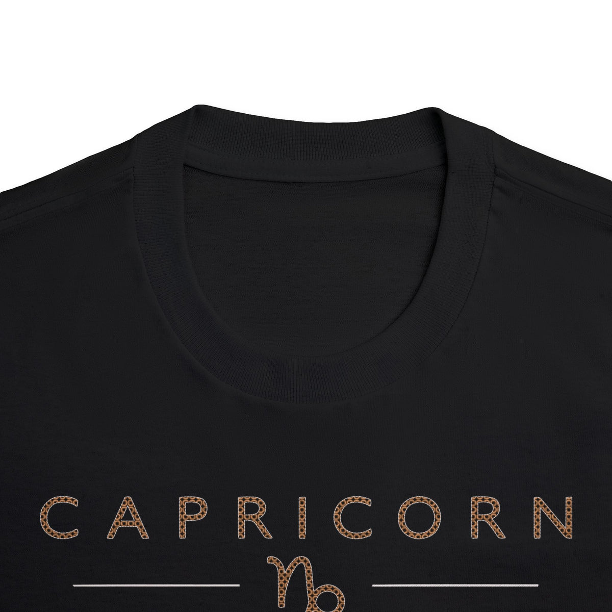 Capricorn Built Different Embroidery Oversized T-Shirt | LE BANCHO