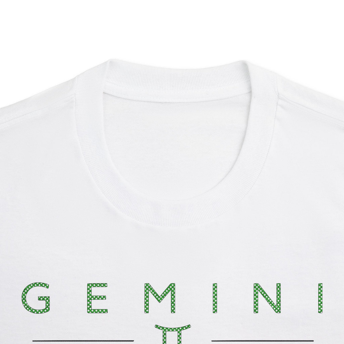 Gemini Two Sides One Iconic fit Embroidery Oversized T-Shirt