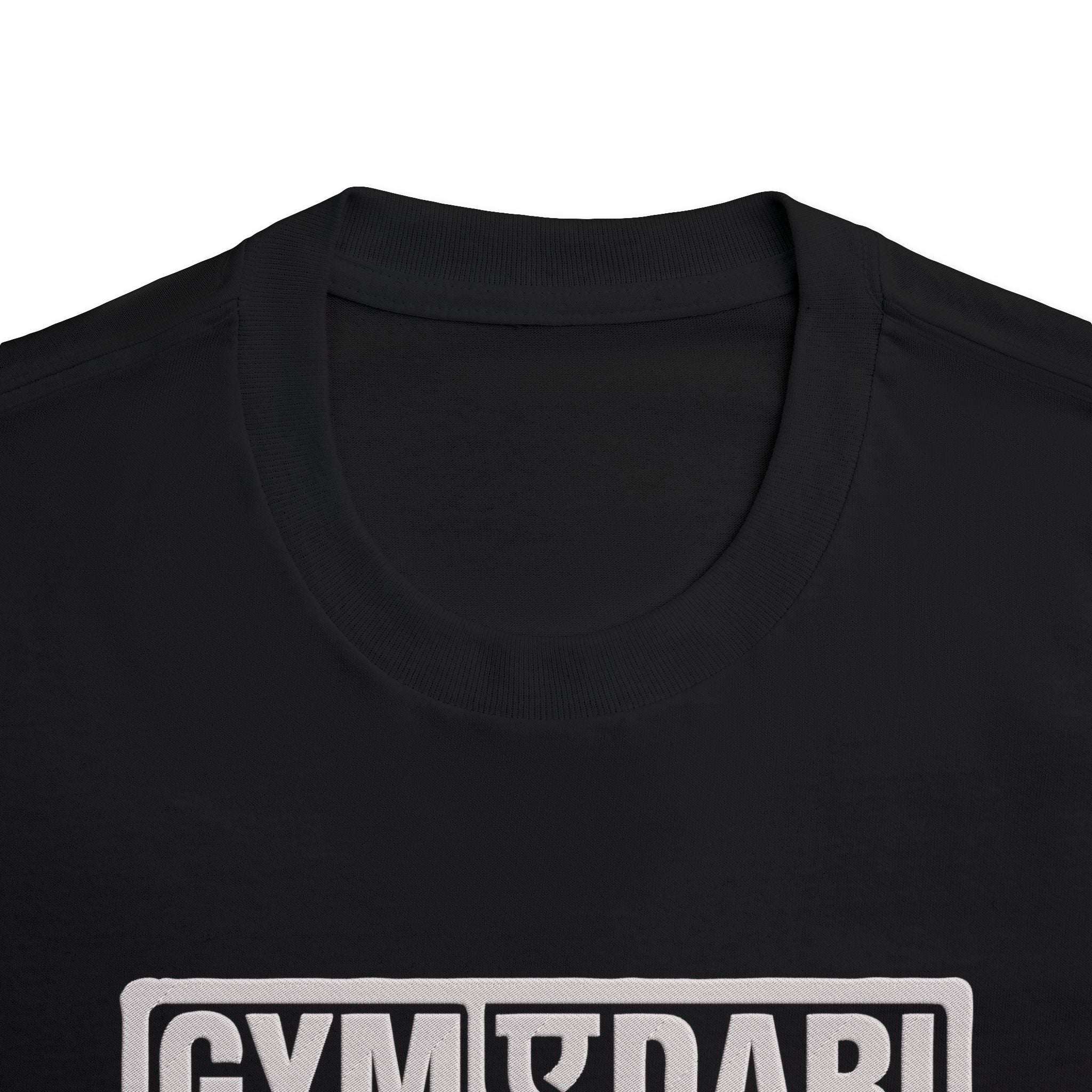 LE BANCHO Gymdari Premium Embroidered Oversized T-Shirt for Men | 240 GSM Heavyweight Cotton | Black Gym Streetwear Tee
