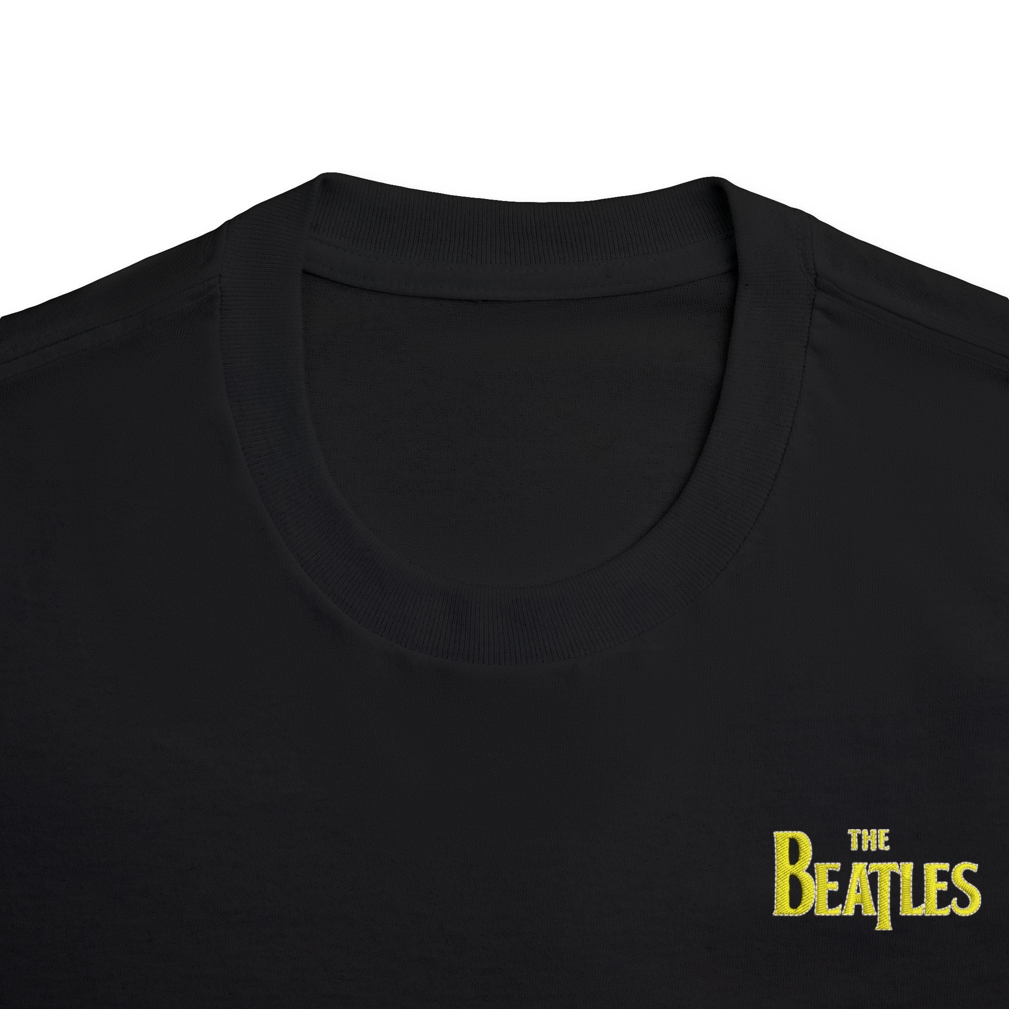 The Beatles Premium Oversized Embroidered Band T-Shirt for Men | 240 GSM 100% Cotton