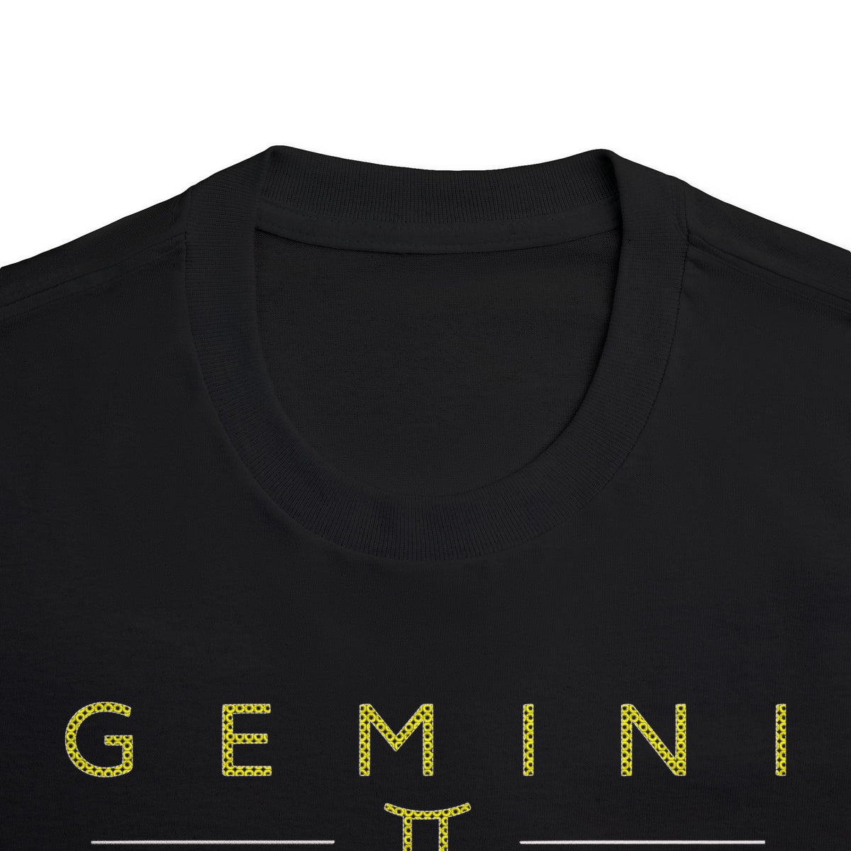 Gemini Two Sides One Iconic fit Embroidery Oversized T-Shirt