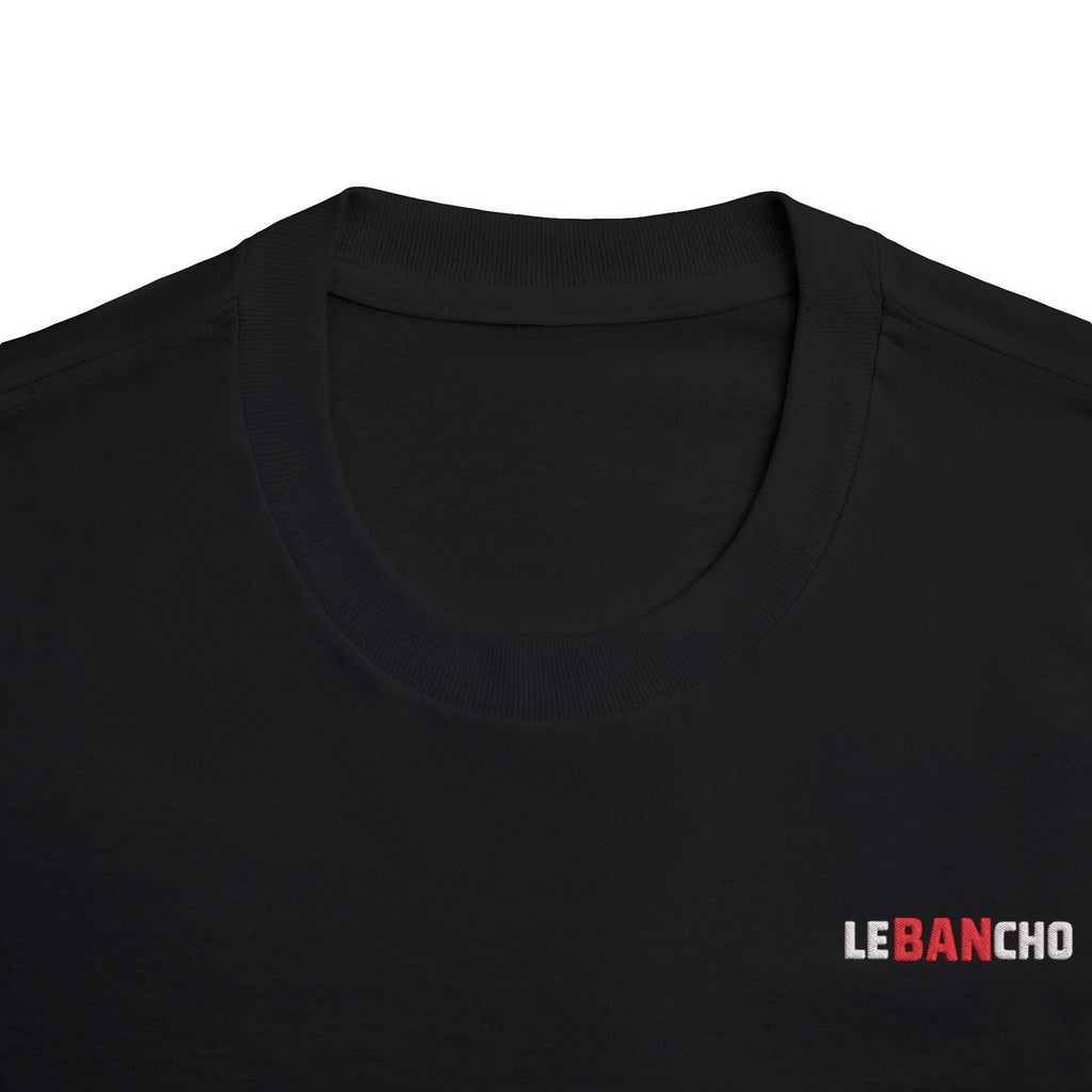 LE BANCHO Angel & Devil Wings Premium Embroidered Oversized T-Shirt for Women | 240 GSM Heavyweight Cotton | Black Streetwear Tee
