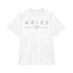 Aries Born to Lead Made to Stand Out Embroidery Oversized T-Shirt